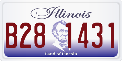 IL license plate B281431
