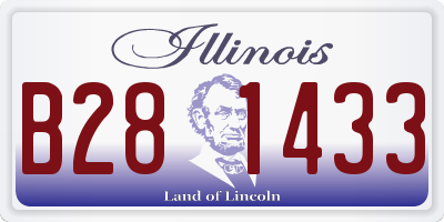 IL license plate B281433