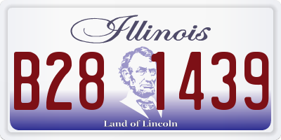 IL license plate B281439