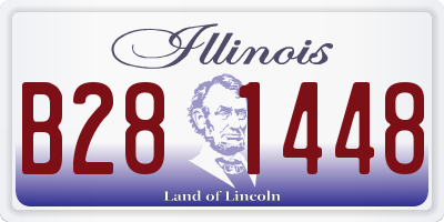 IL license plate B281448