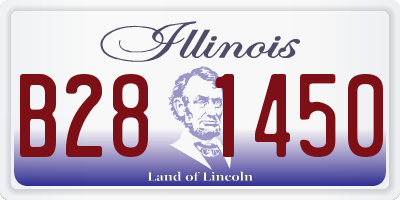 IL license plate B281450
