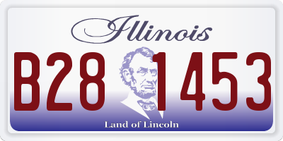 IL license plate B281453