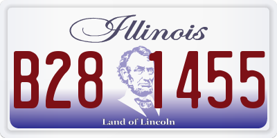 IL license plate B281455