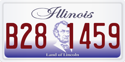 IL license plate B281459