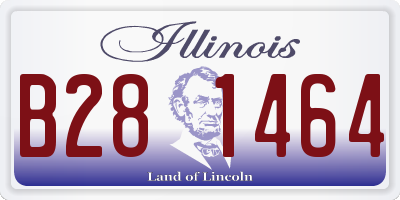 IL license plate B281464