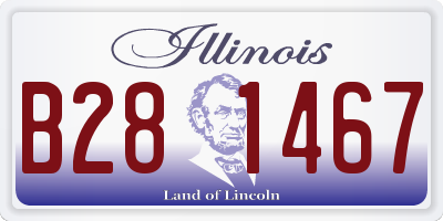 IL license plate B281467