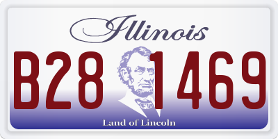 IL license plate B281469