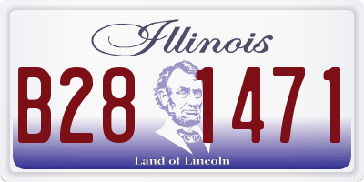 IL license plate B281471
