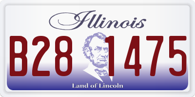 IL license plate B281475