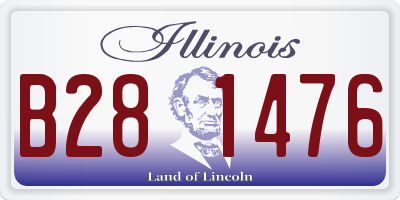 IL license plate B281476