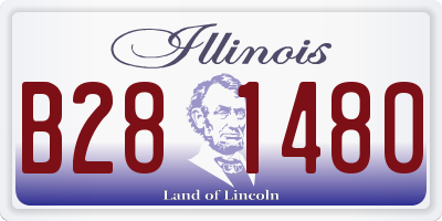 IL license plate B281480