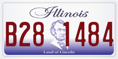 IL license plate B281484