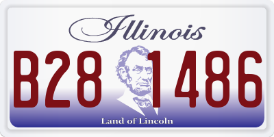 IL license plate B281486