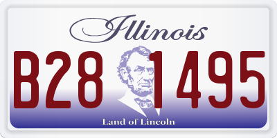 IL license plate B281495