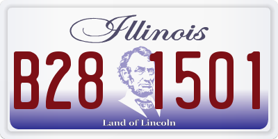 IL license plate B281501