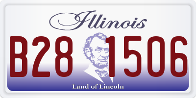 IL license plate B281506