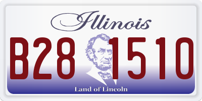 IL license plate B281510