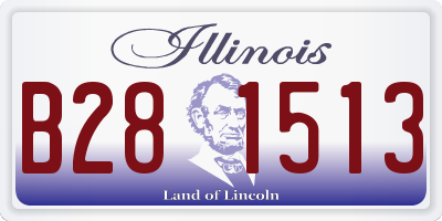 IL license plate B281513