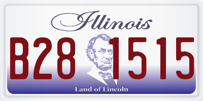 IL license plate B281515
