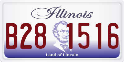 IL license plate B281516