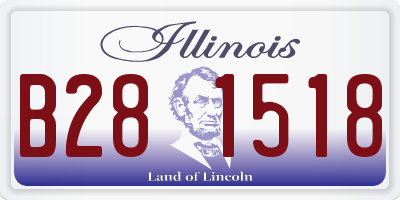 IL license plate B281518