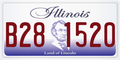 IL license plate B281520