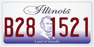 IL license plate B281521