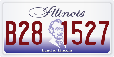 IL license plate B281527
