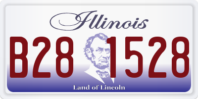 IL license plate B281528