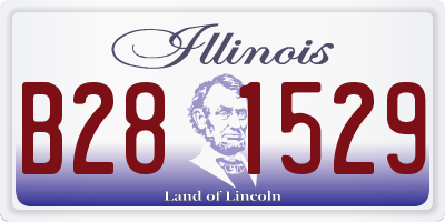 IL license plate B281529