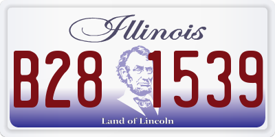 IL license plate B281539