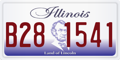 IL license plate B281541