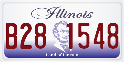 IL license plate B281548