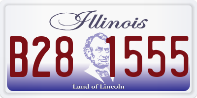 IL license plate B281555