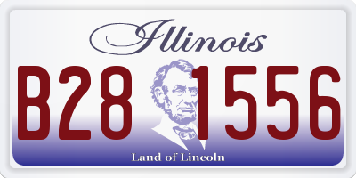 IL license plate B281556