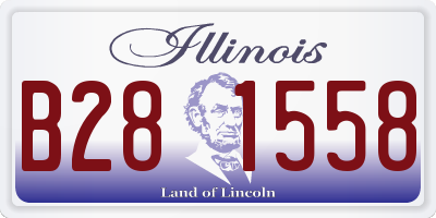 IL license plate B281558