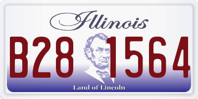 IL license plate B281564