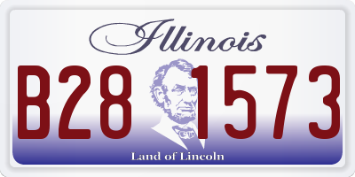 IL license plate B281573