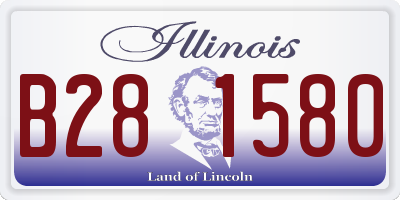 IL license plate B281580
