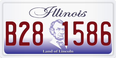 IL license plate B281586