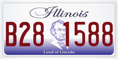 IL license plate B281588