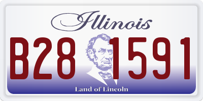IL license plate B281591