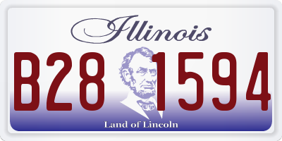 IL license plate B281594