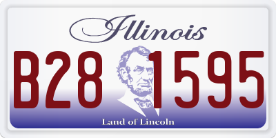 IL license plate B281595