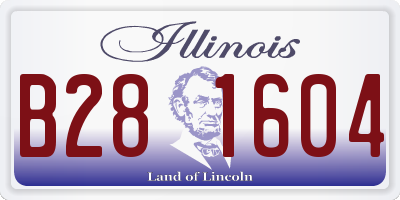 IL license plate B281604