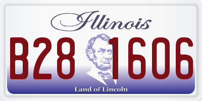 IL license plate B281606