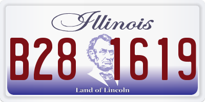 IL license plate B281619
