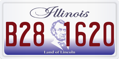 IL license plate B281620
