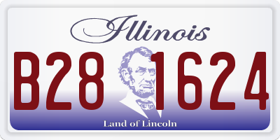 IL license plate B281624