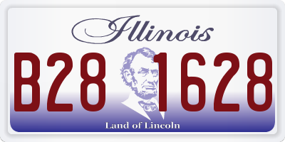IL license plate B281628